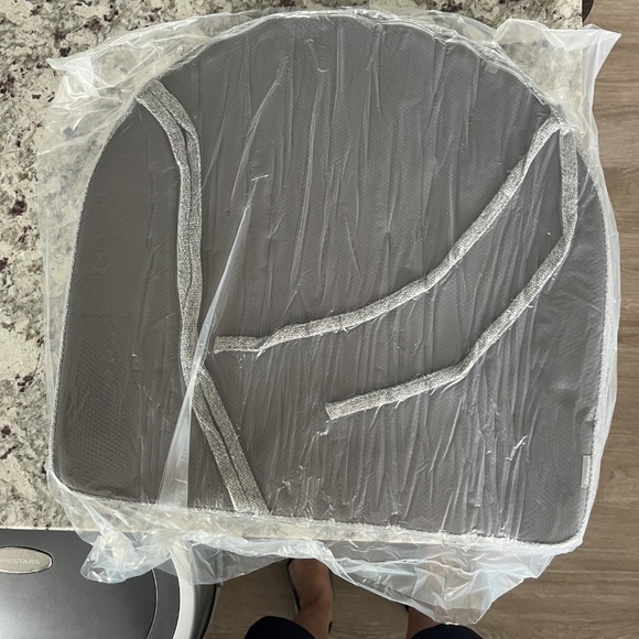 3 Gray Chair Cushion - Picture 2 of 3